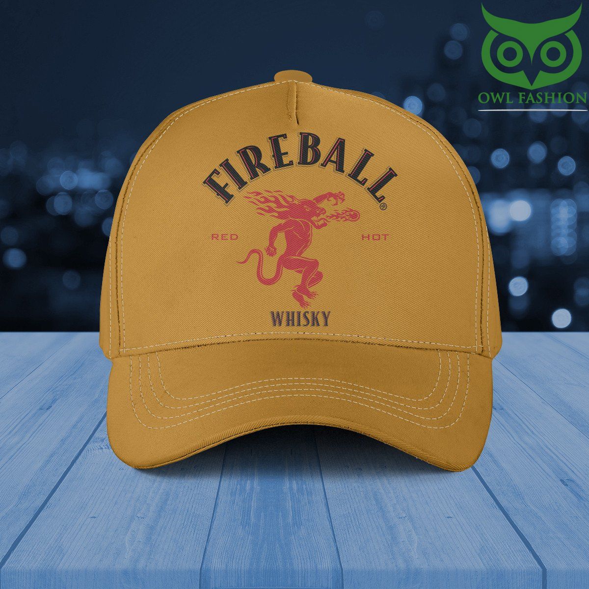 Fireball red hot whisky Baseball Cap 