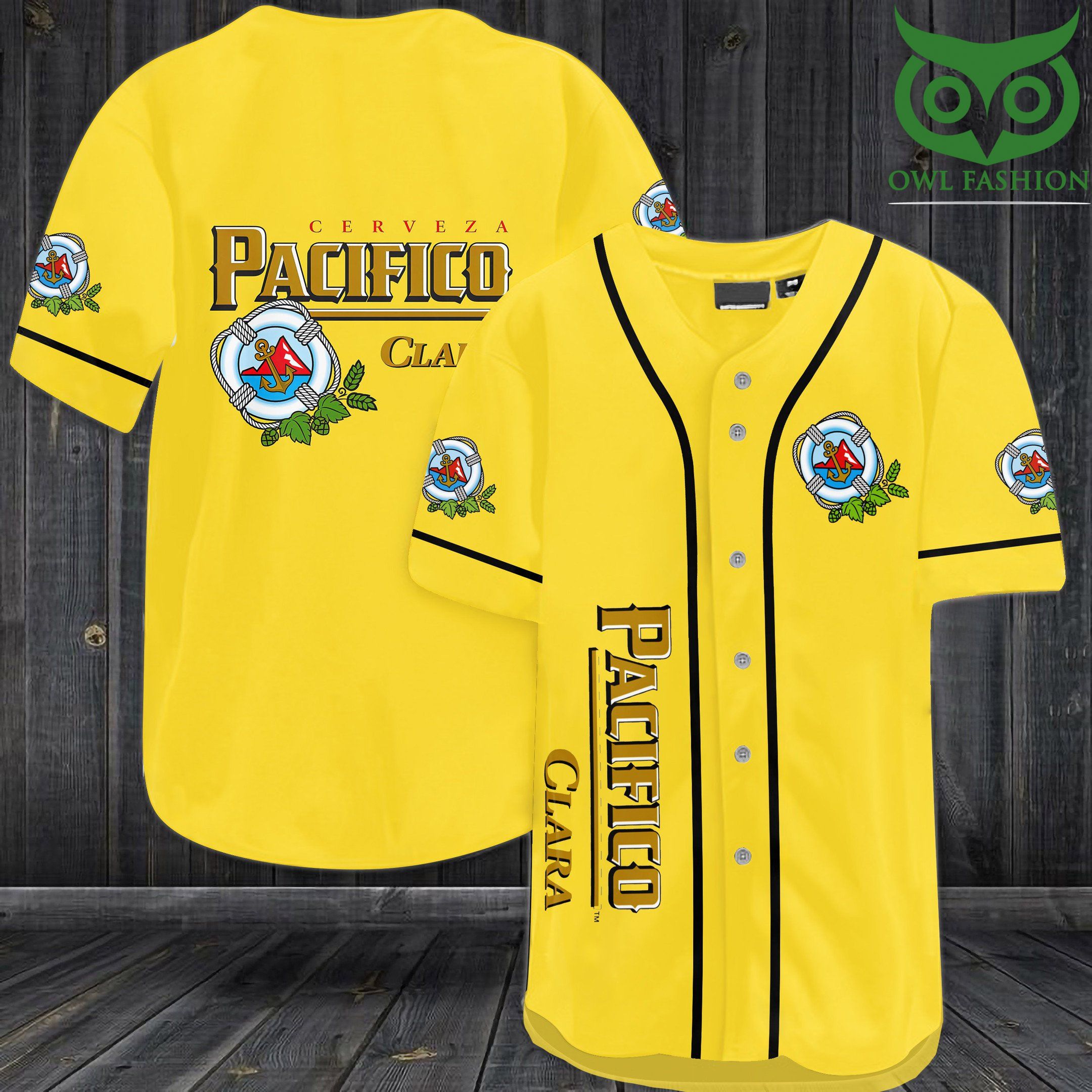 Pacifico Clara Baseball Jersey Shirt