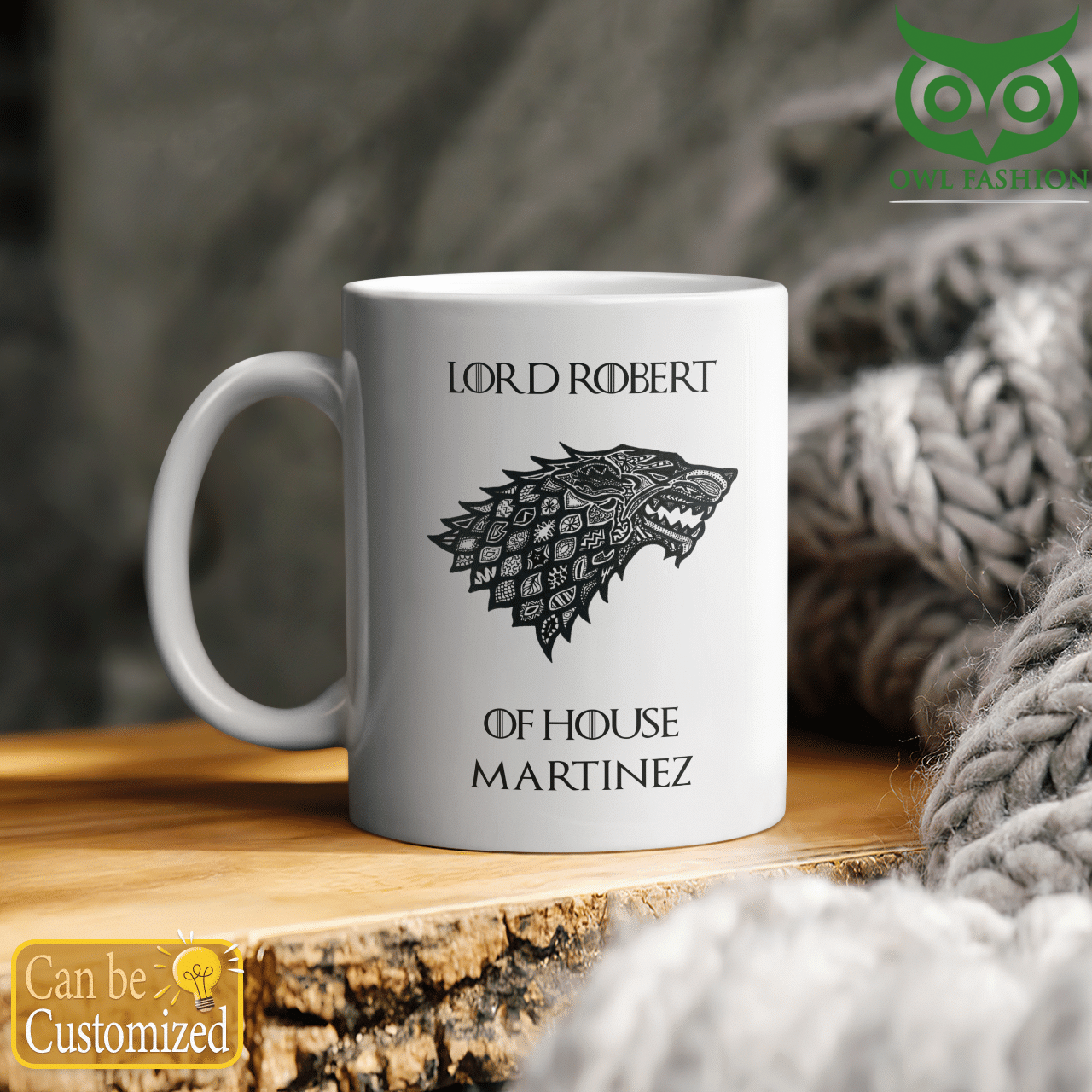 Custom House Game of Thrones mug