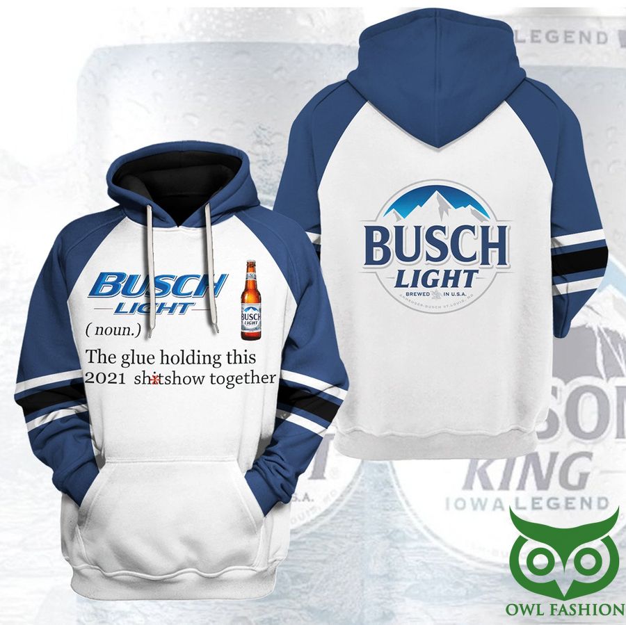 Busch Light Beer Unique Definition Dictionary Style 3D Hoodie