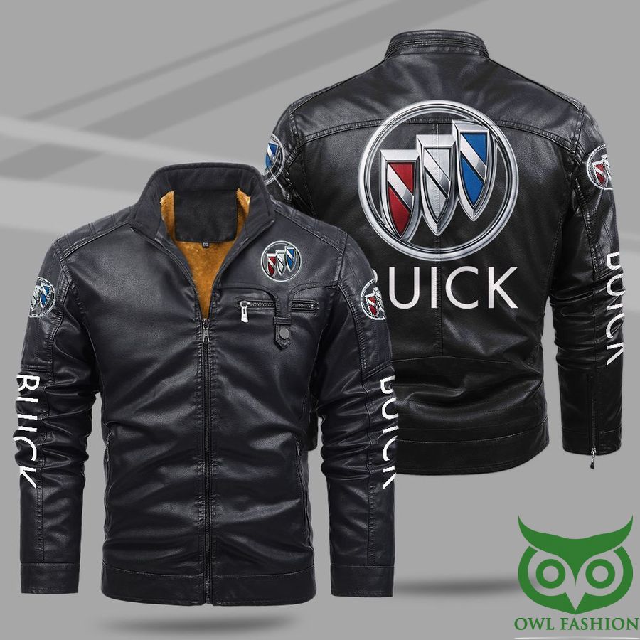19 BUICK Fleece Leather Jacket