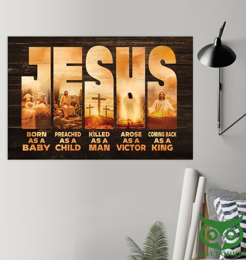 Jesus Baby Child Man Victor King poster