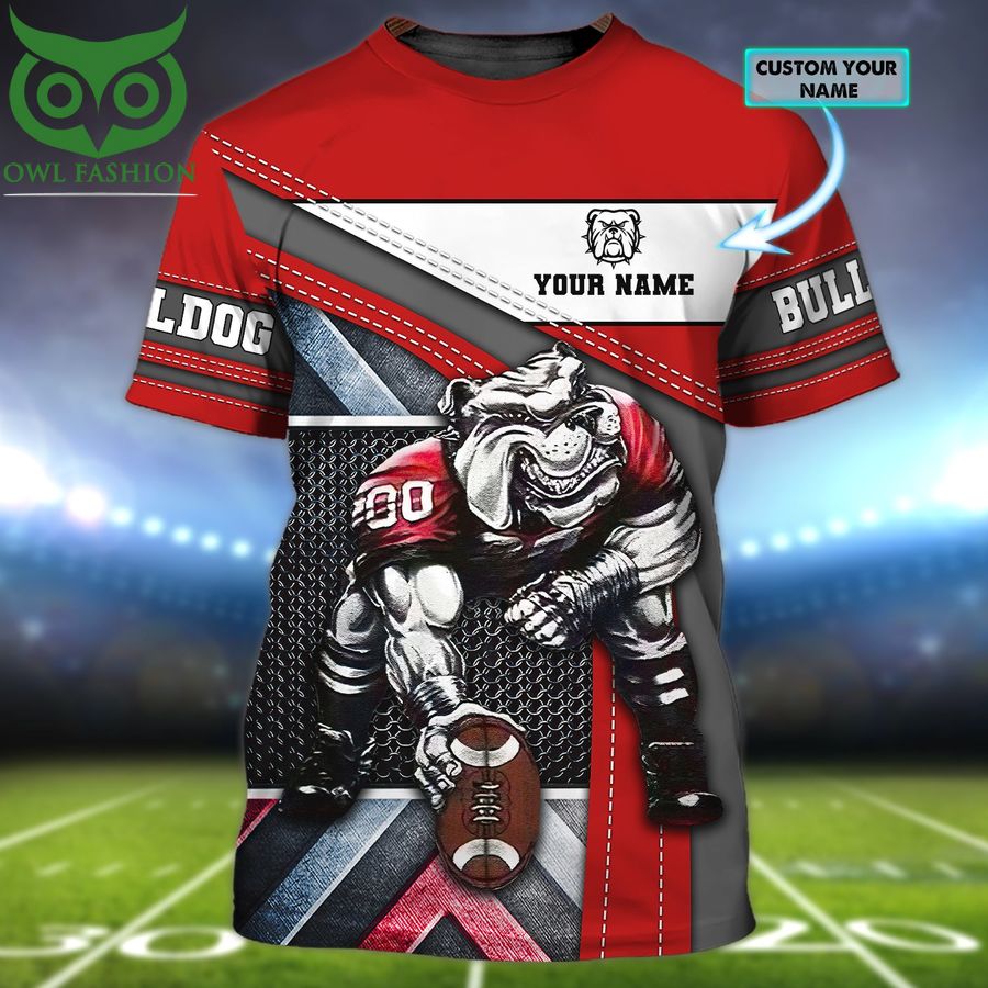 Custom Name Georgia Bulldogs NFL game start 3D T-shirt