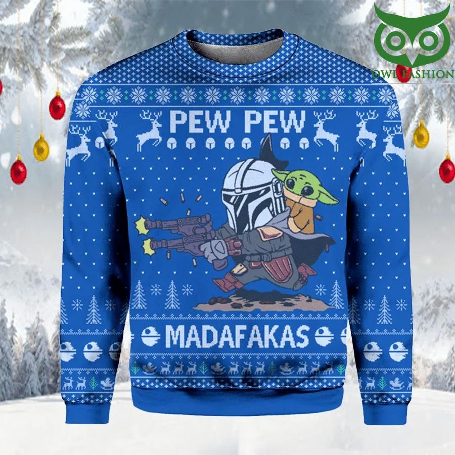 Star War Pew Pew Madafaks Starwarian Sweatshirt Ugly Sweater