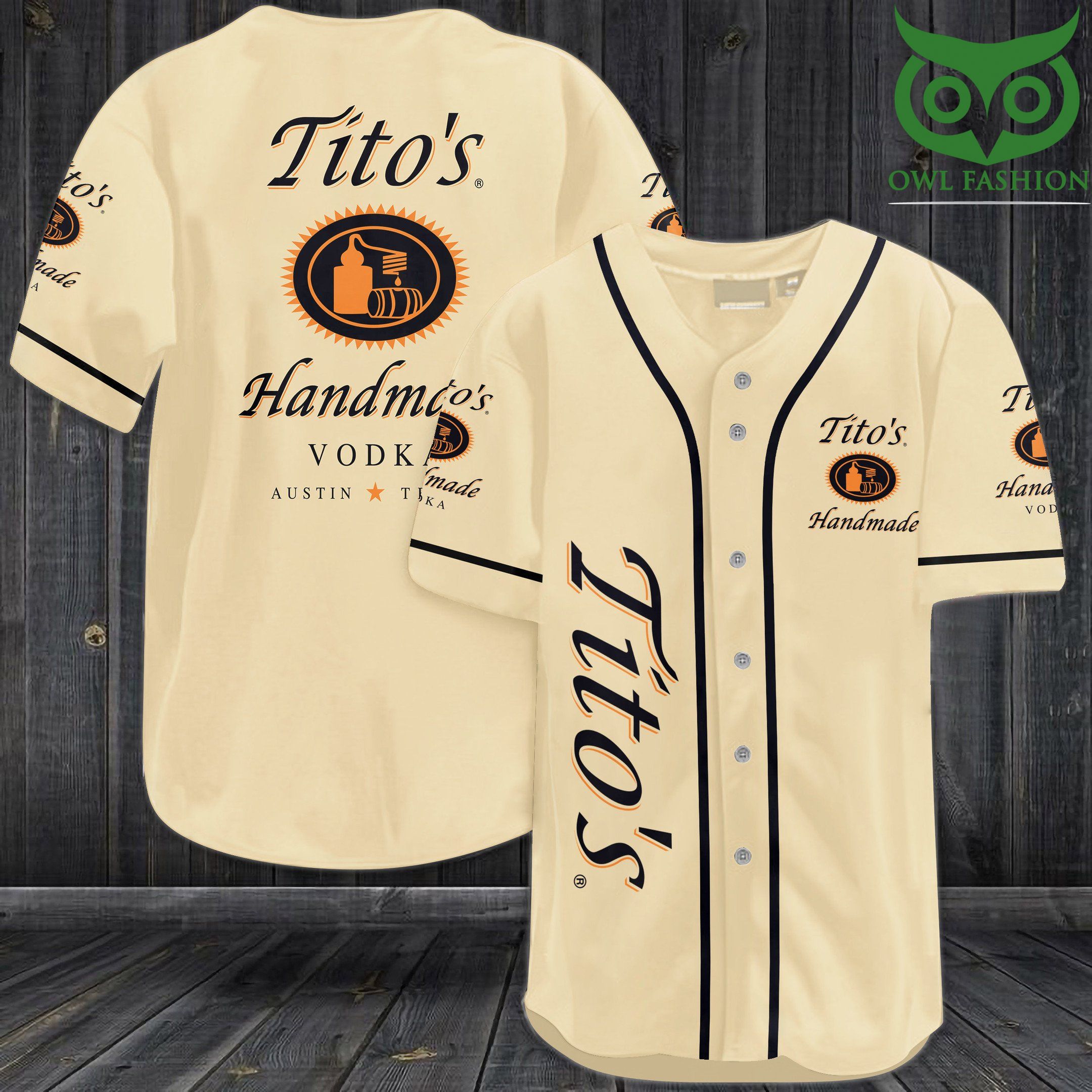Tito's Handmade Vodka Baseball Jersey Shirt