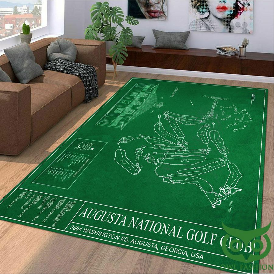 Augusta National Golf Club USA classic Area Rug Carpet Rug