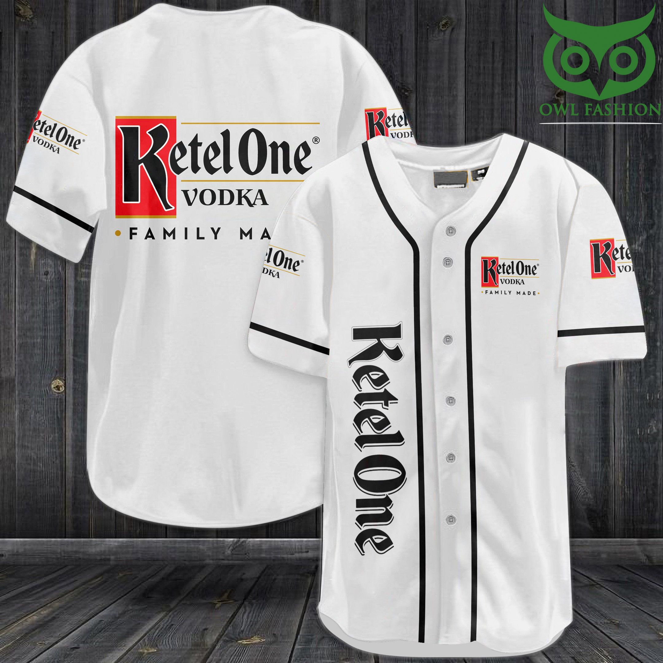 Ketel One Vodka Baseball Jersey Shirt
