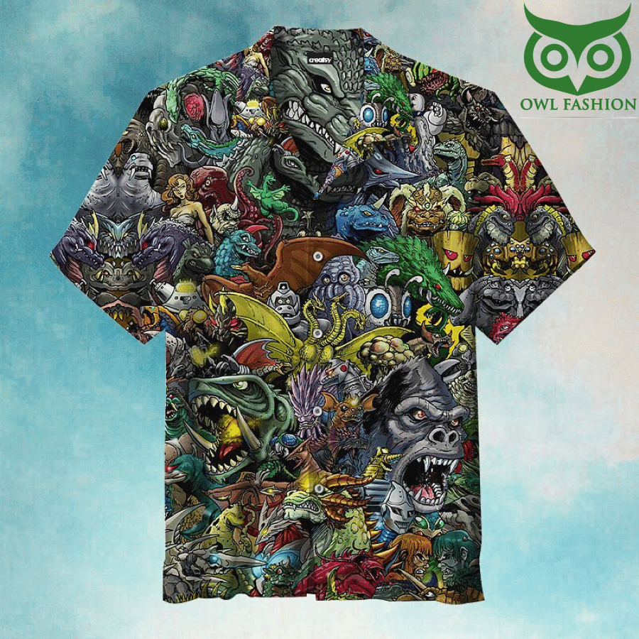 Welcome To The World Of Godzilla Hawaiian Shirt