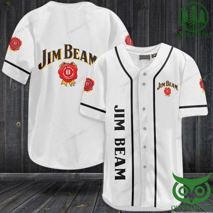 58 Jim Beam Baseball Jersey Shirt