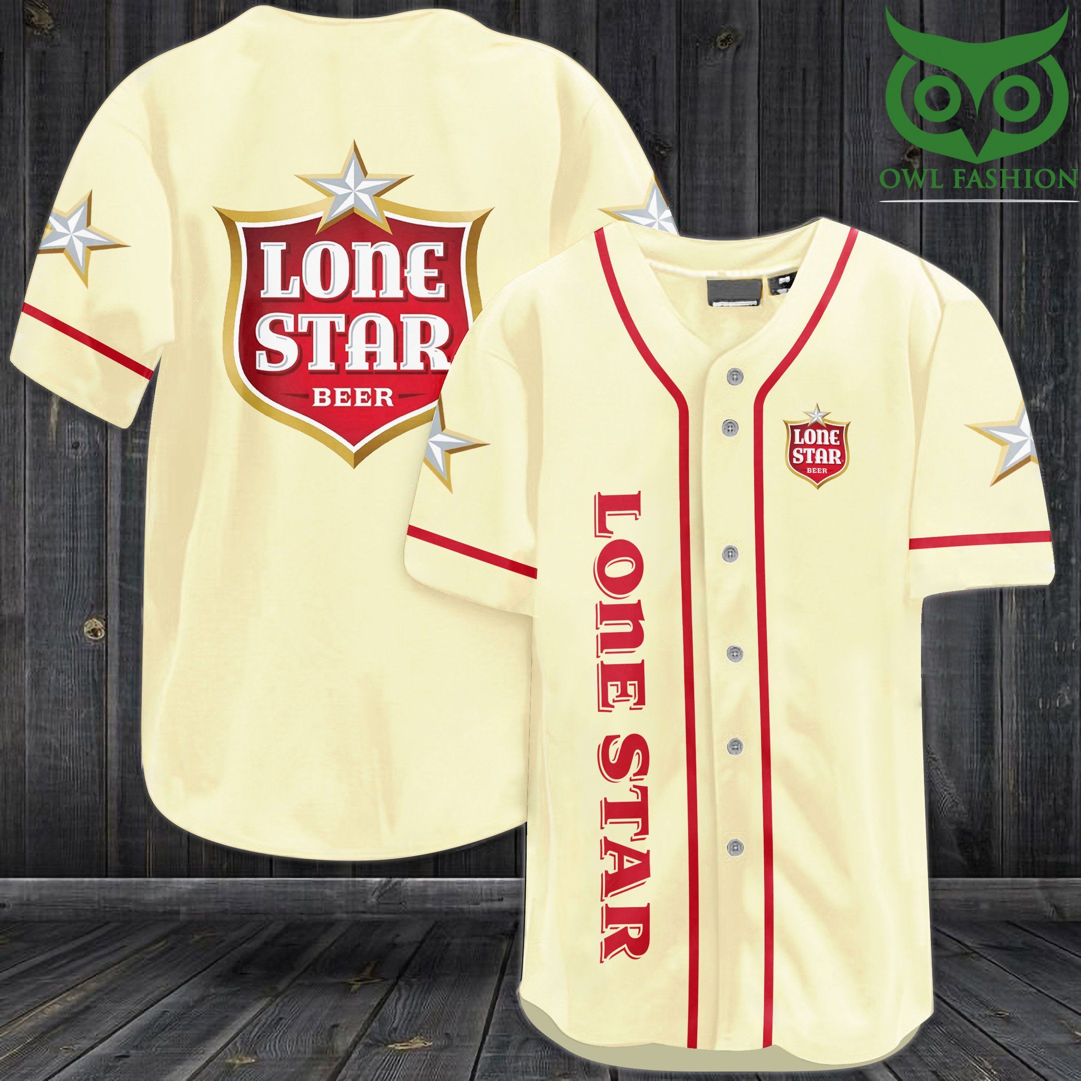 Lone Star beer Baseball Jersey Shirt