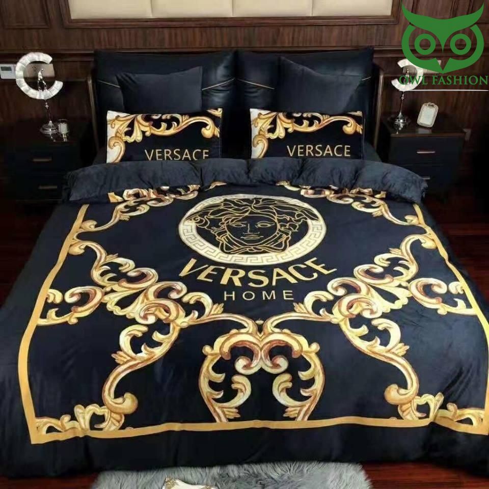 Versace Medusa Logo Bedding Set