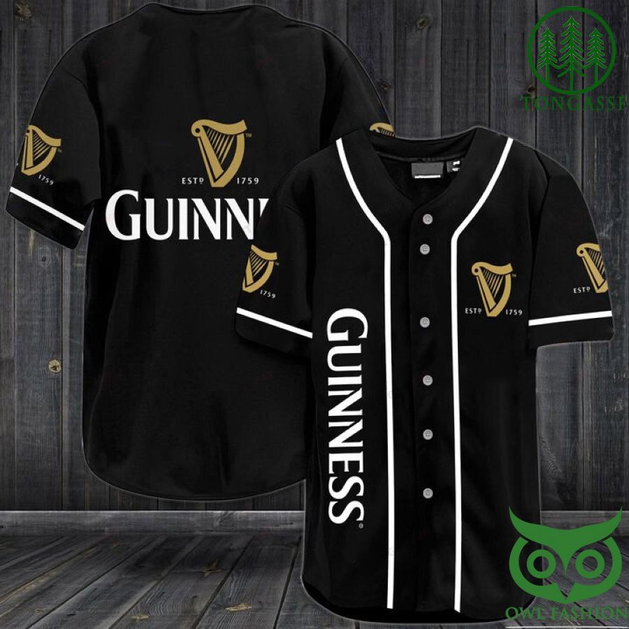 Guinness Baseball Jersey Shirt