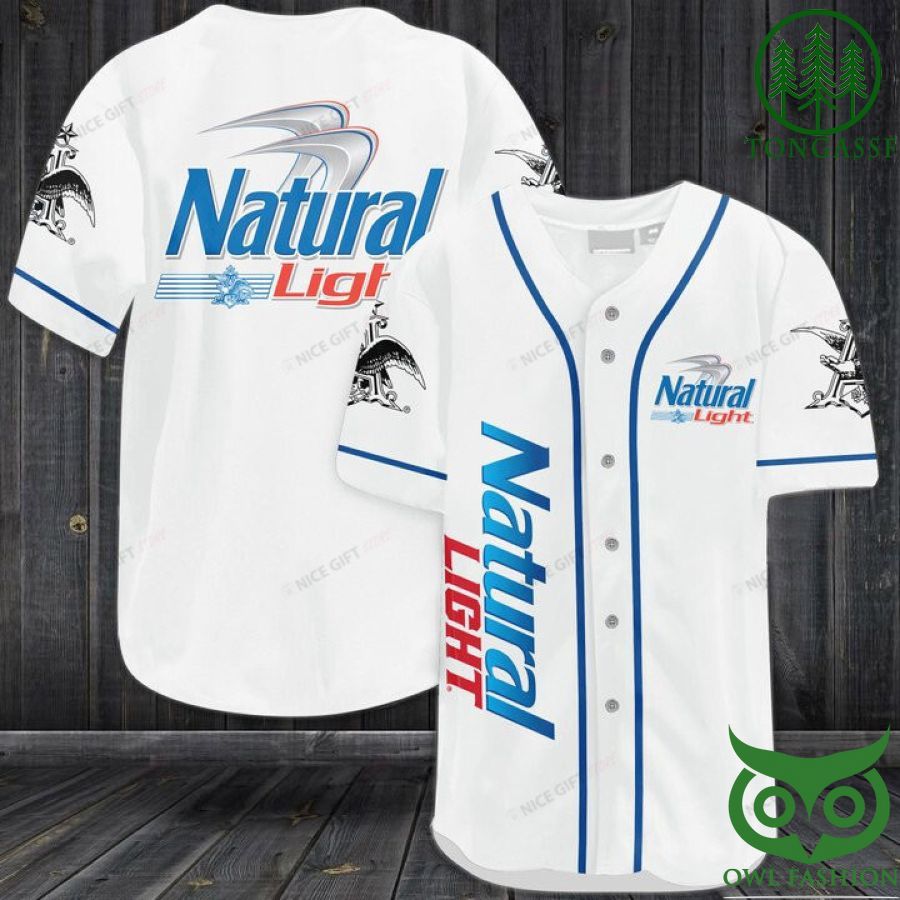 18 Natural Light Baseball Jersey Shirt