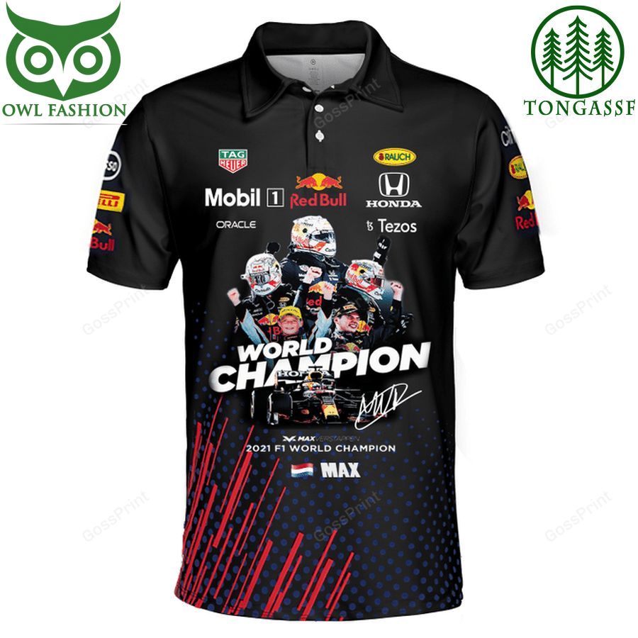 39 LIMITED EDITION MAX VERSTAPPEN CHAMPION Full Printed POLO