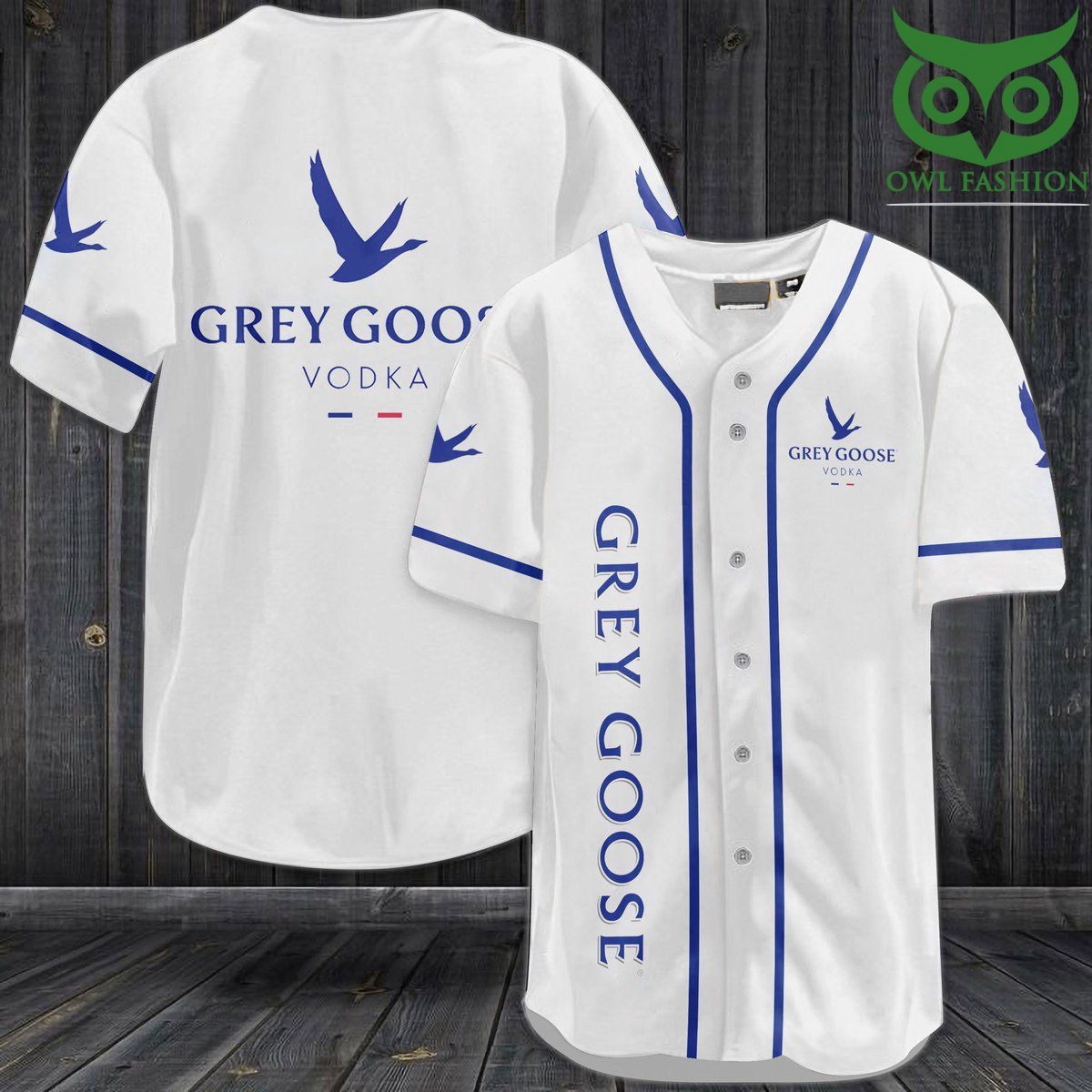 Grey Goose Vodka Baseball Jersey Shirt