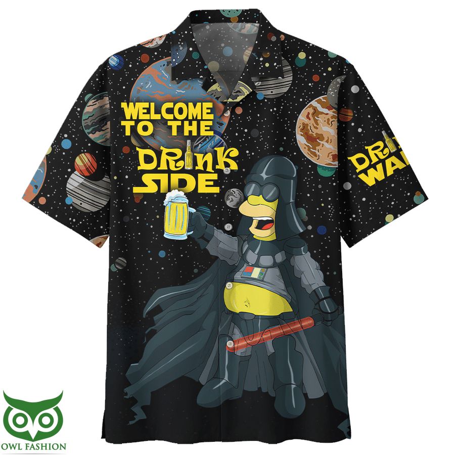 SW Hommer Welcome to Drink Side Beer Hawaiian Shirt