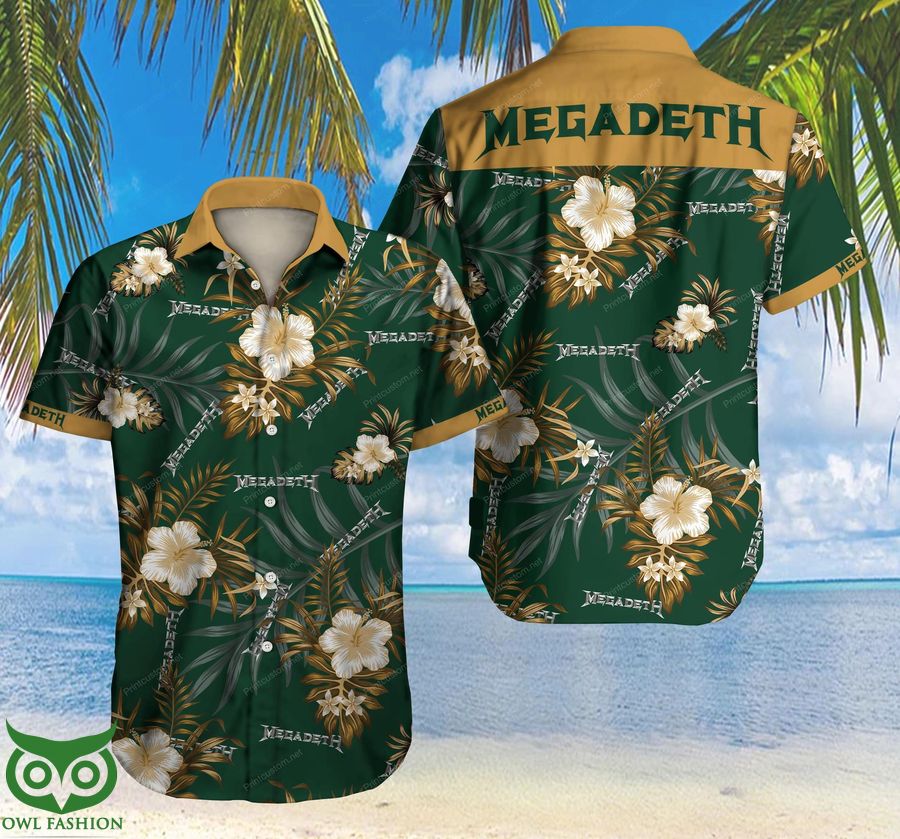 Megadeth Hawaiian Shirt Summer Shirt