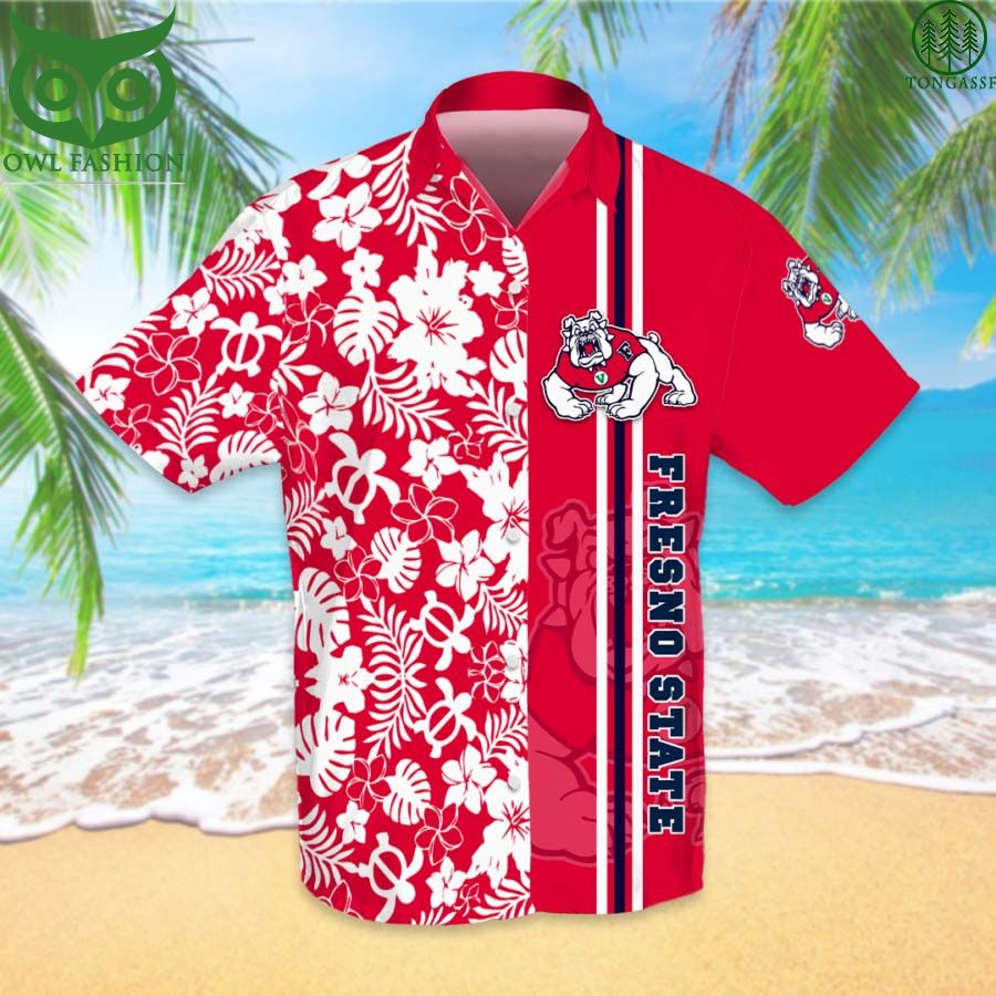 NCAAF Football Fresno State Bulldogs Hawaiian Shirt