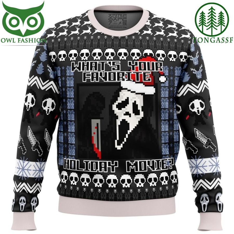 Scream Holiday Ugly Christmas Sweater