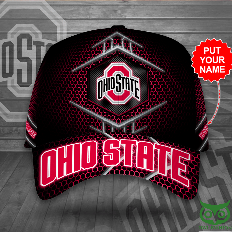 133 Custom Name Ohio State Buckeyes Printed Hat