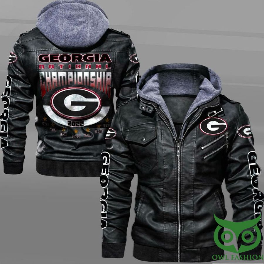 Georgia Bulldogs National Championship 2022 Leather Jacket
