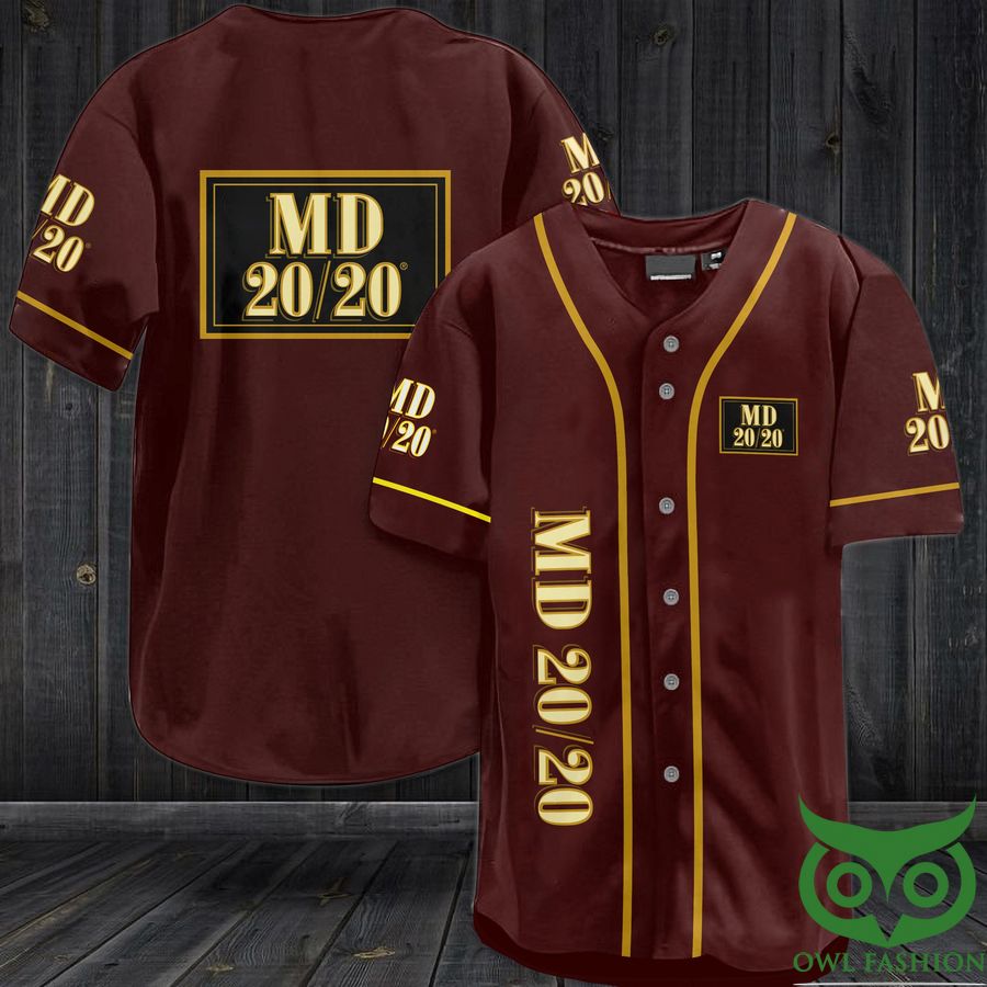 MD 20/20 Baseball Jersey Shirt