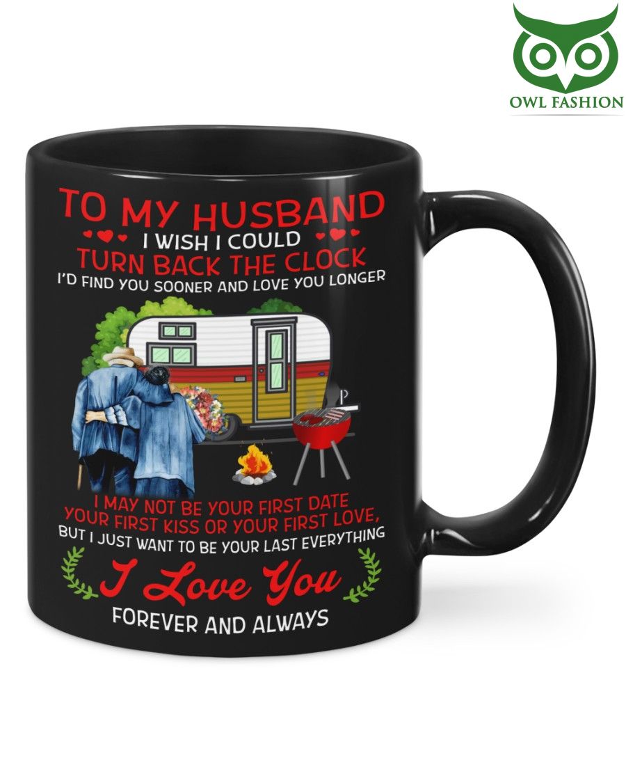 Valentine gift old couple Mug I love you forever and always