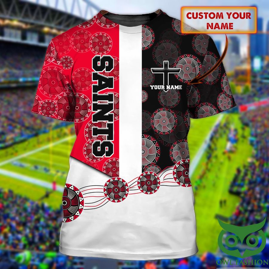 Custom Name St Kilda Saints Full Printed 3D T-shirt