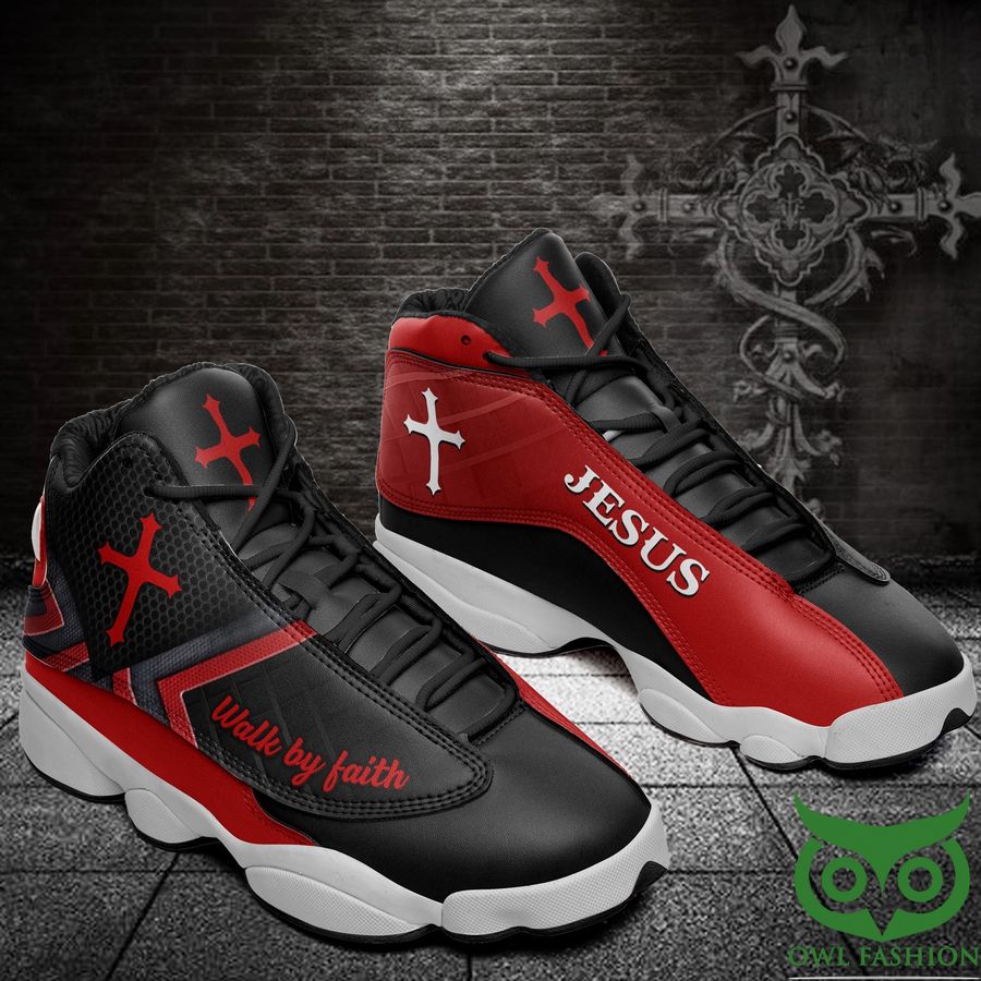 Walk By Faith Jesus Air Jordan 13 Sneaker