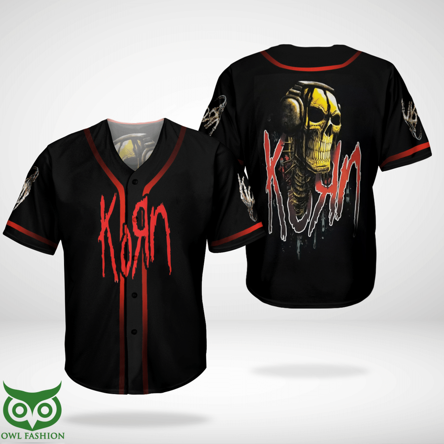 Korn Band Skull Baseball Jersey Shirt