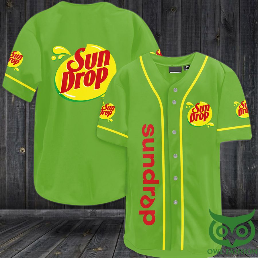 21 Sun Drop Soda Baseball Jersey Shirt