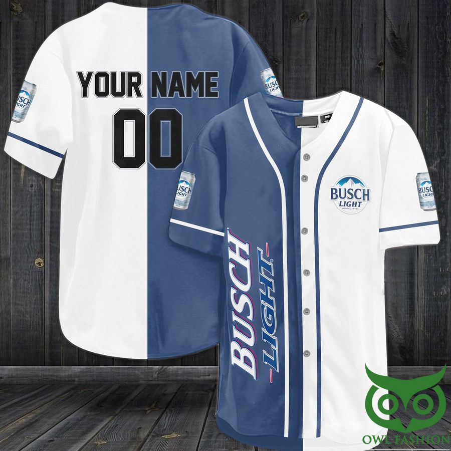 20 Custom Name Number Busch Light Baseball Jersey Shirt