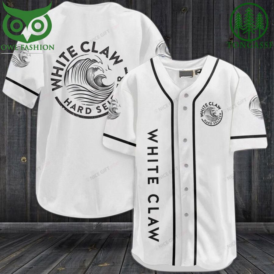 77 White Claw Baseball Jersey Shirt