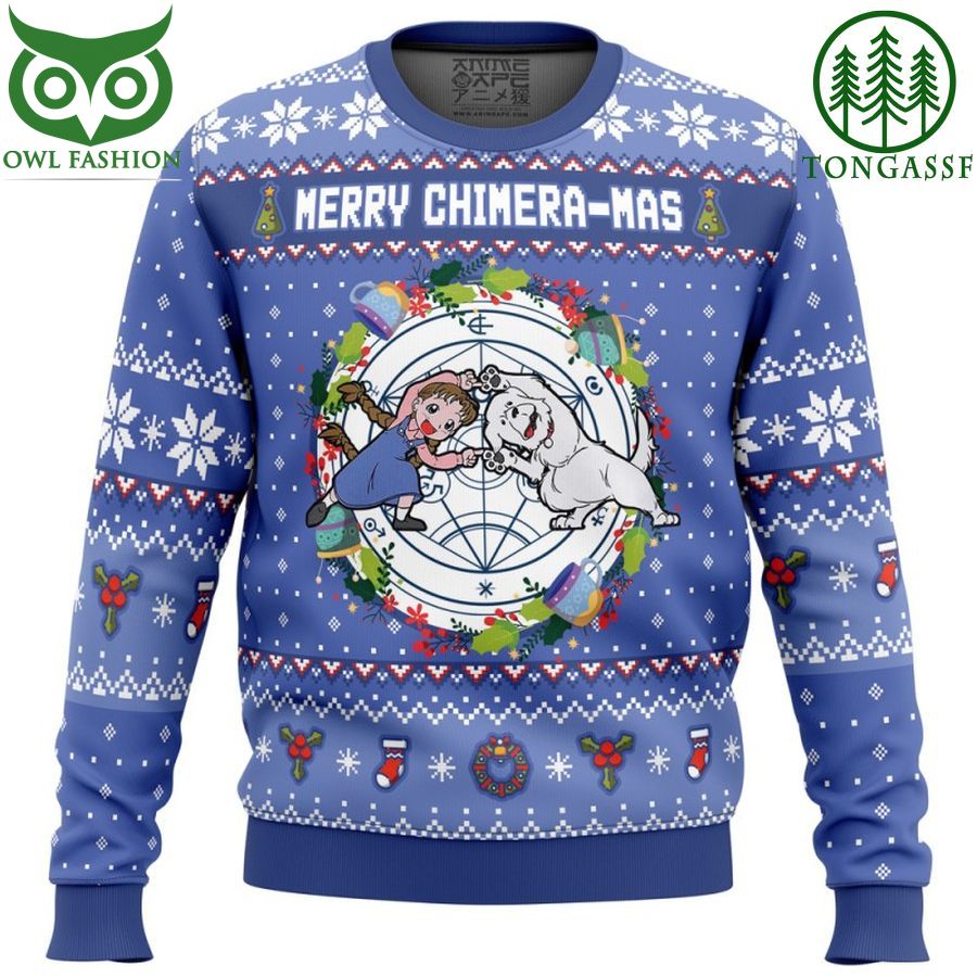 26 Merry Chimera mas Fullmetal Alchemist Christmas Sweater