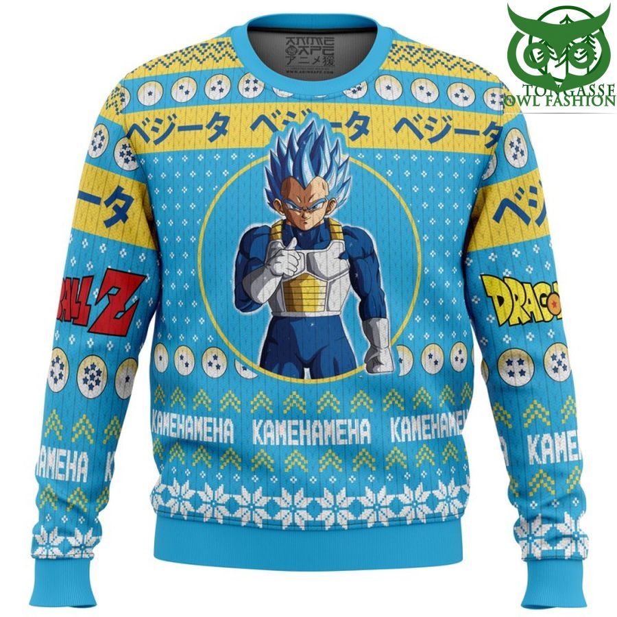 88 Christmas Vegeta Dragon Ball Z Ugly Christmas Sweater