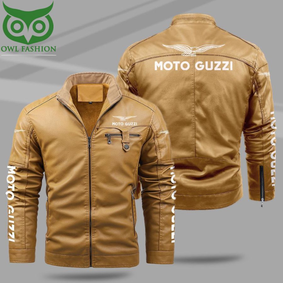 110 Moto Guzzi Fleece Leather Jacket
