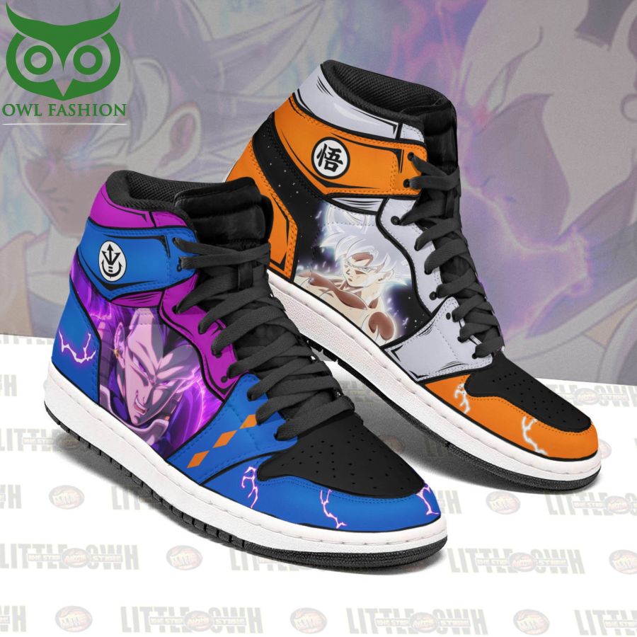 119 Ultra Ego Vegeta and Ultra Instinct Goku Air Jordan High Top Shoes