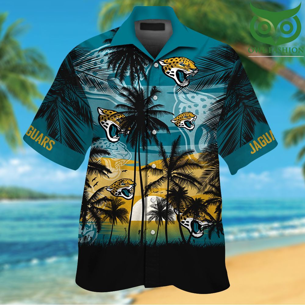 2 NFL Jacksonville Jaguars Tropical Hawaiian Shirt
