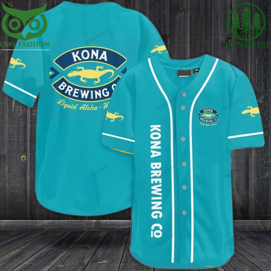 29 Kona Brewing Baseball Jersey Shirt