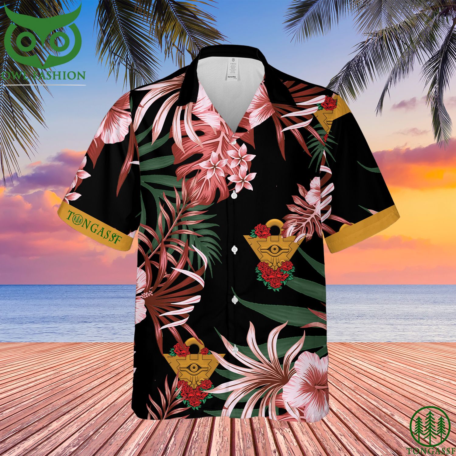 124 YugiOh Yugi Millennium Puzzle Hawaiian Shirt Summer Shirt