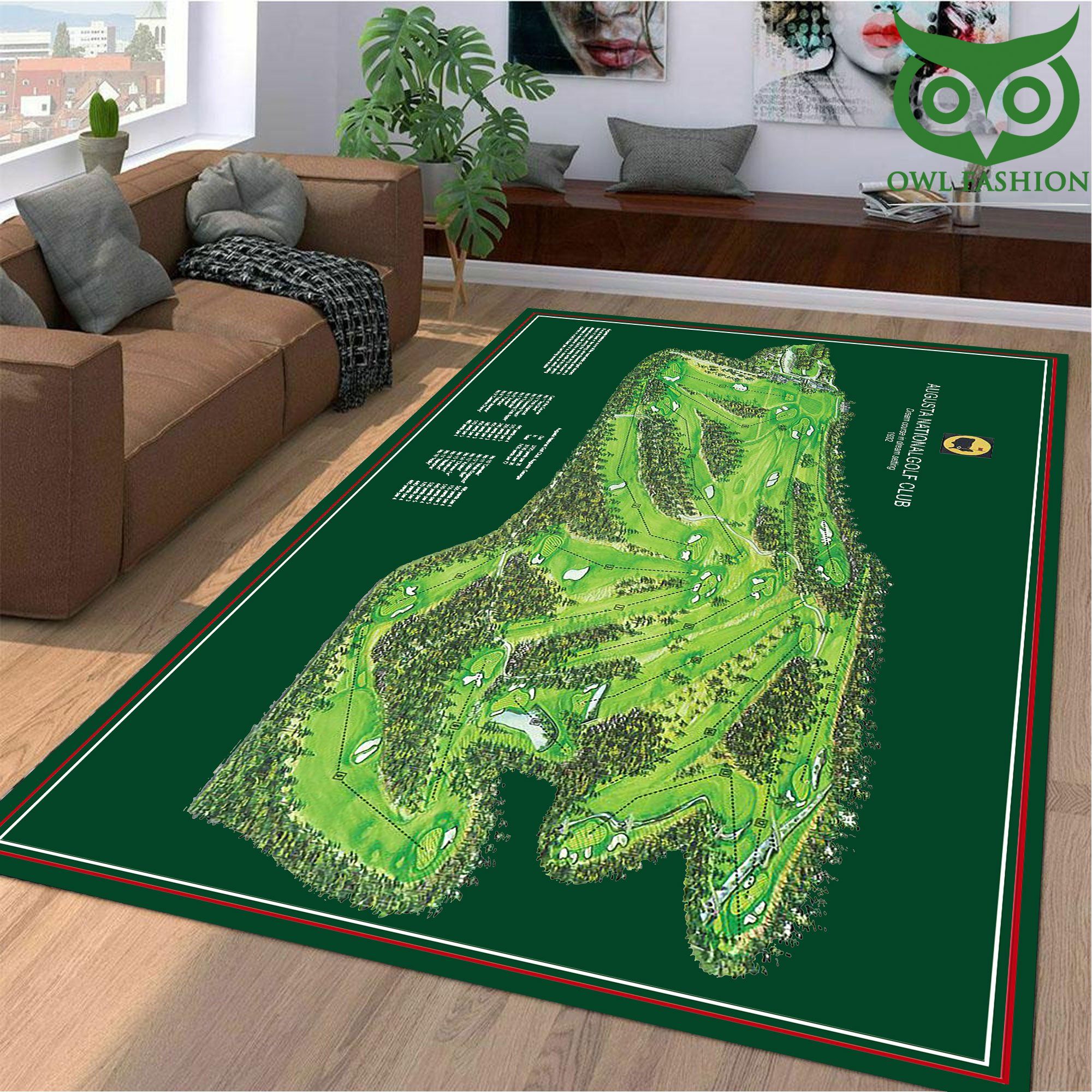 77 Augusta National Golf dream golf course Carpet Rug