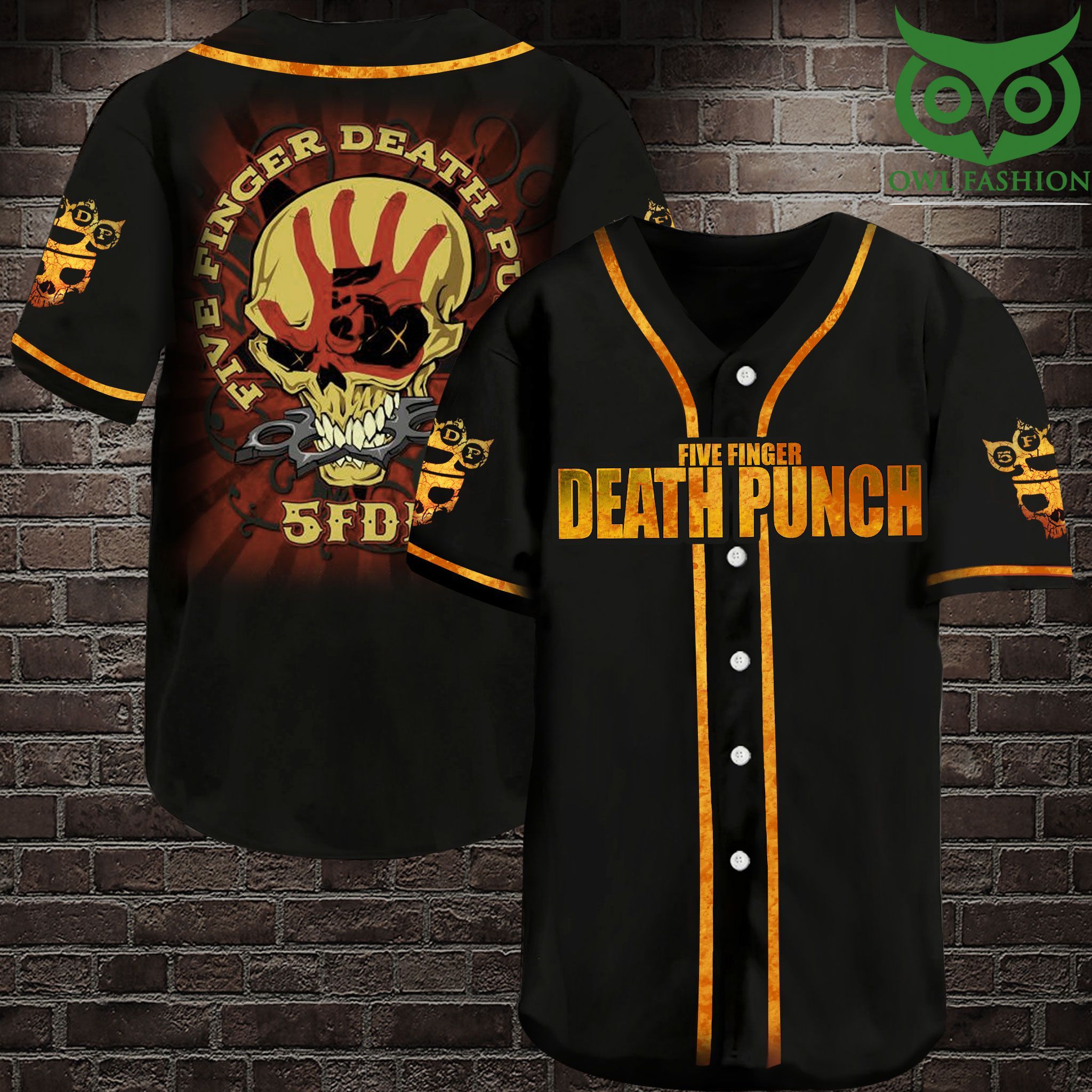 Five finger death punch Baseball Jersey Shirt