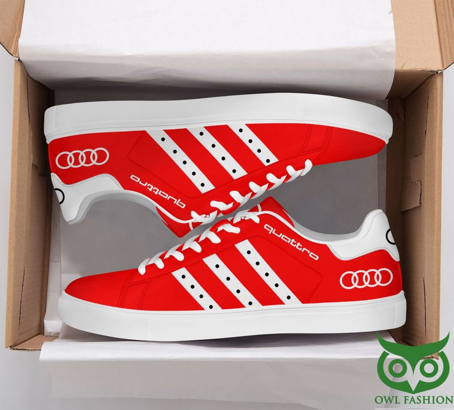 92 Audi Quattro Red Stan Smith Shoes