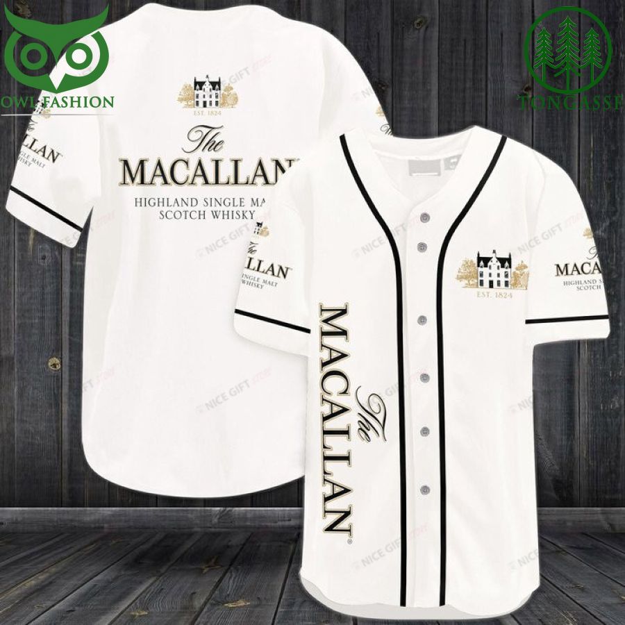3 The Macallan Baseball Jersey Shirt