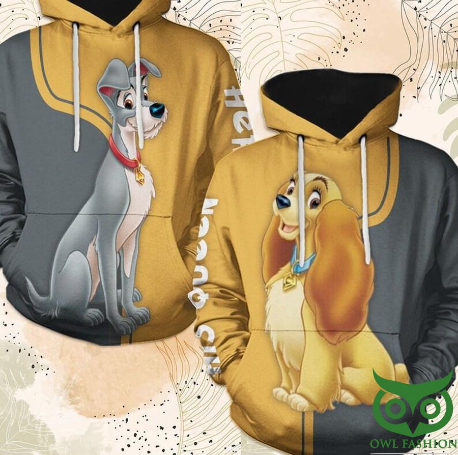Lady and The Champ couple 3D Full Printed Hoodie