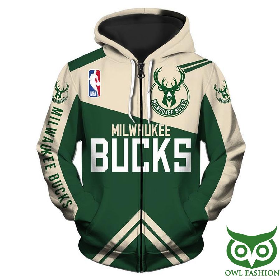 NBA Milwaukee Bucks Hoodie 3D