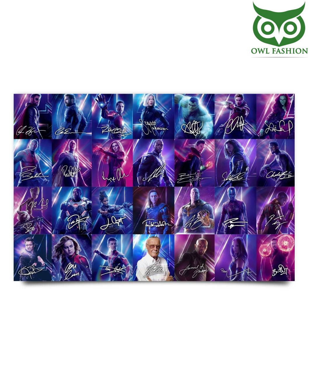 Marvel Universe characters poster