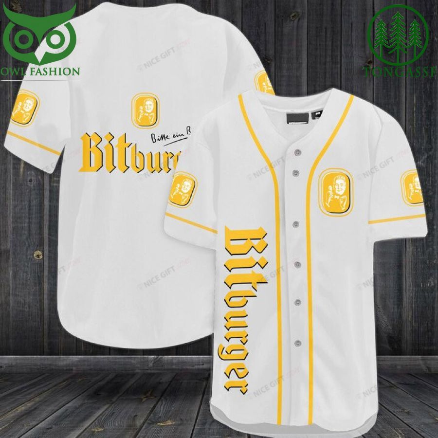 103 Bitburger Baseball Jersey Shirt