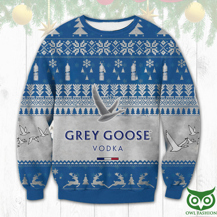 99 grey goose vodka 3D Full Printed Ugly Sweater