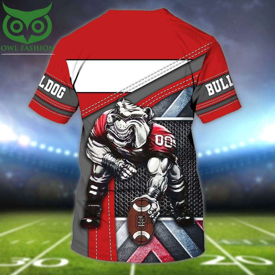 43 Custom Name Georgia Bulldogs NFL game start 3D T shirt
